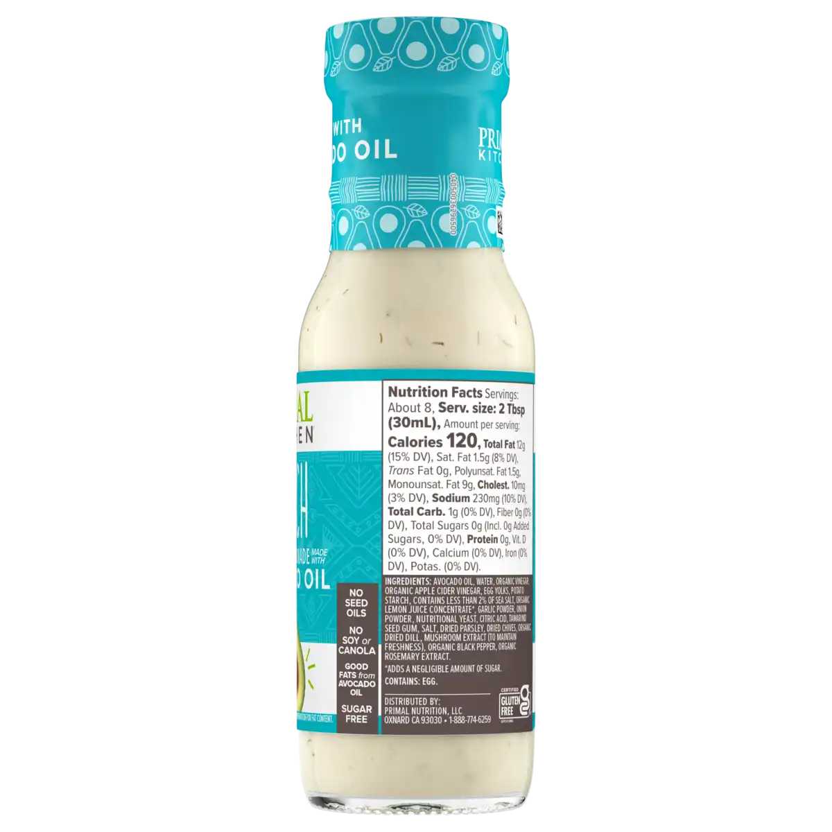 No-Dairy Ranch Dressing & Marinade – primalkitchen.shop