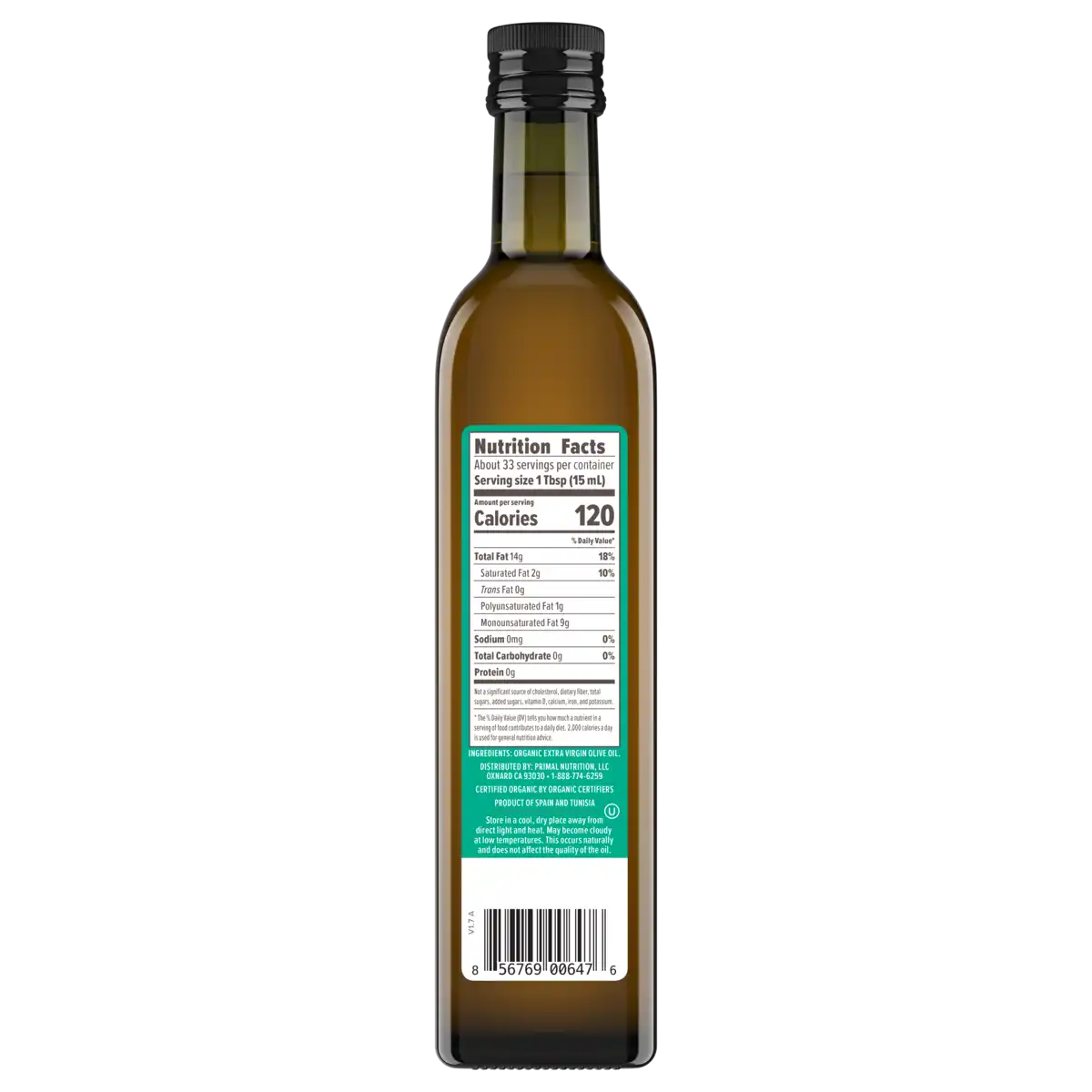 Organic Extra Virgin Olive Oil